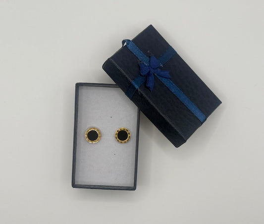 Позлатени обеци Azelia, поставени в кутия – стилен и изискан подарък – Aurea бижутерия